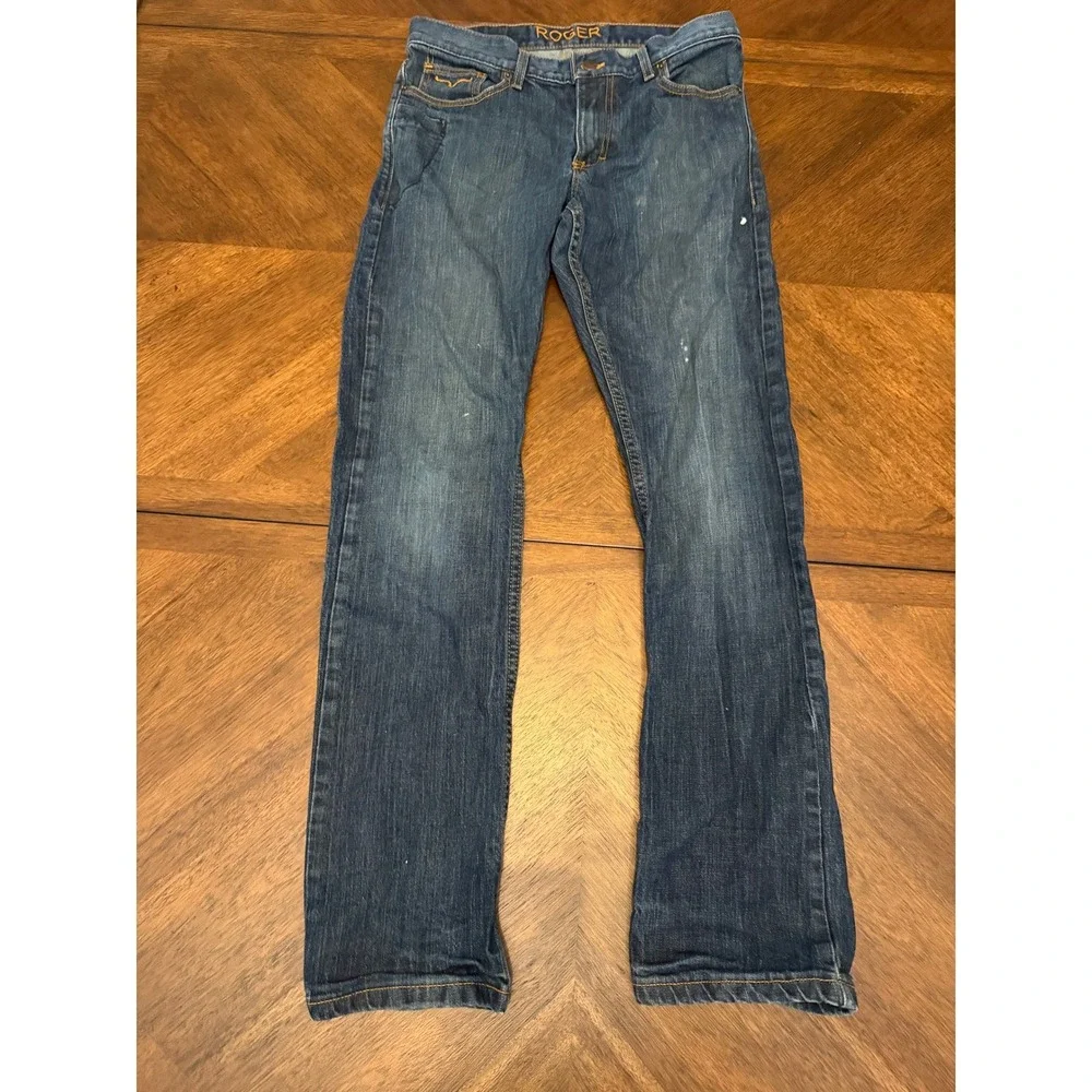 Kimes Ranch Roger Mens Jeans 30x30 Straight Leg Western Denim Blue Made in USA